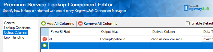 PSL get pipeline ID - Output page